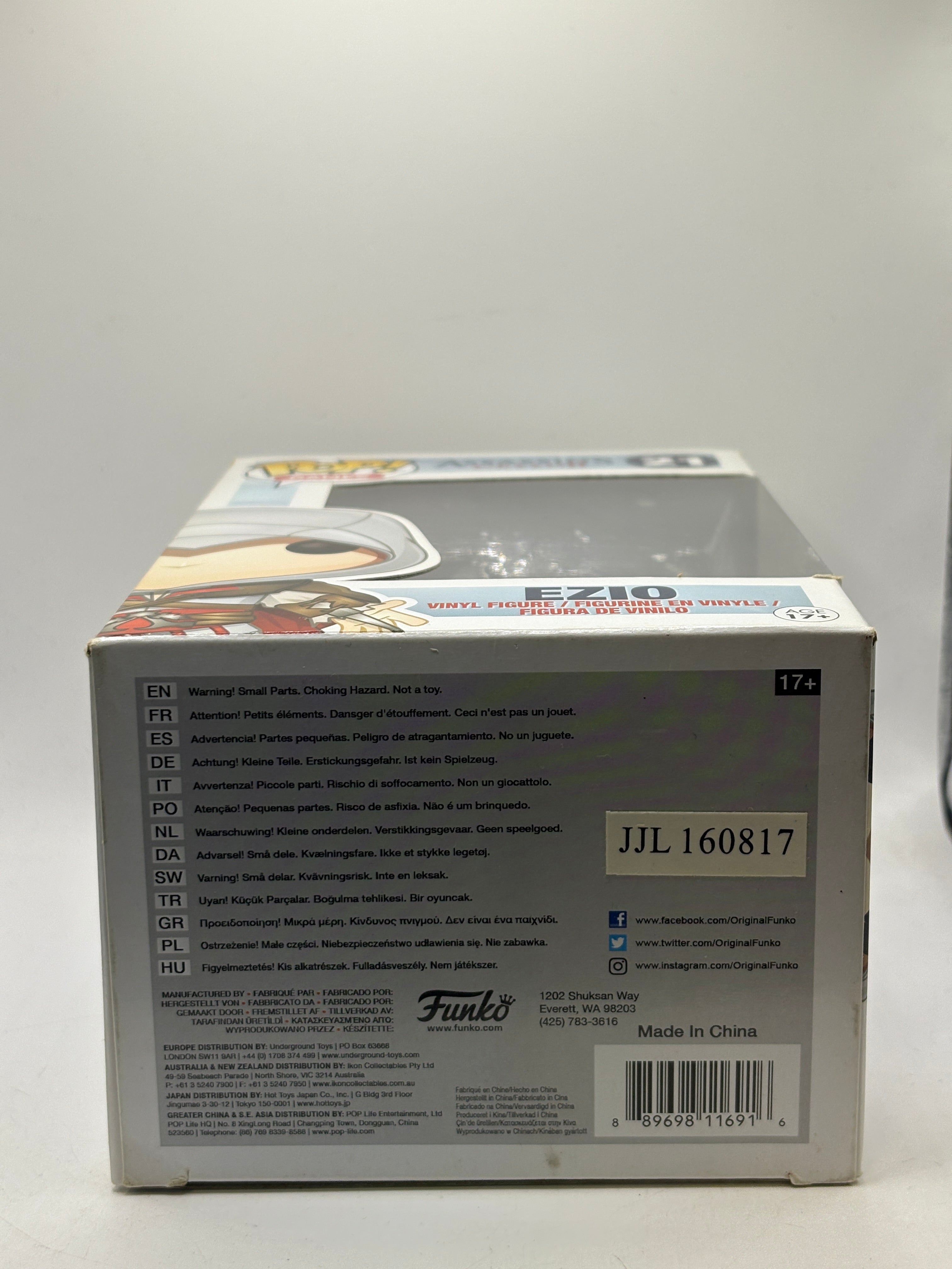 Funko POP! Games Assassin's Creed #21 Ezio Vinyl Figure Blue Version, photo 6